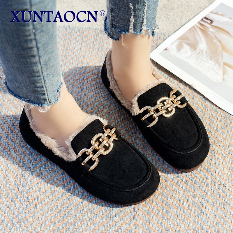 Winter Women Cotton Slippers Thick Plush Home Soft Slippers Warm Indoor Cotton Shoes New Womens Slippers Cute Fluffy Slippers