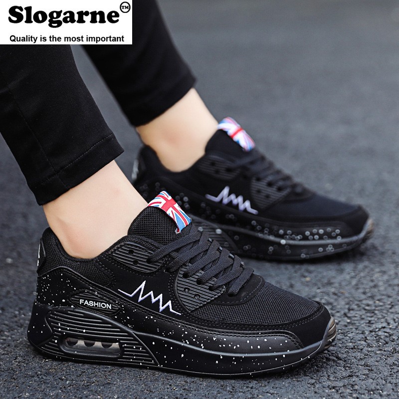 Women Sports Shoes New Fashion Breathable Trainers Students Casual Leather Tenis Feminino Sapato Women Flats Zapatillas Mujer