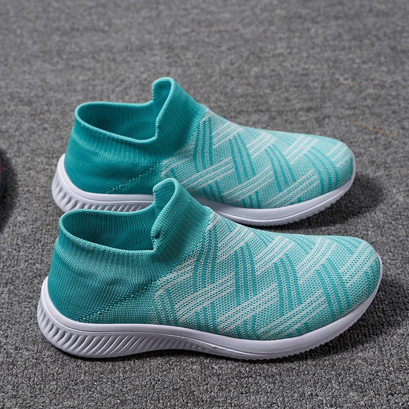 Ladies mesh comfortable lazy shoes and breathable shoes soft sole casual outdoor shoes shoes