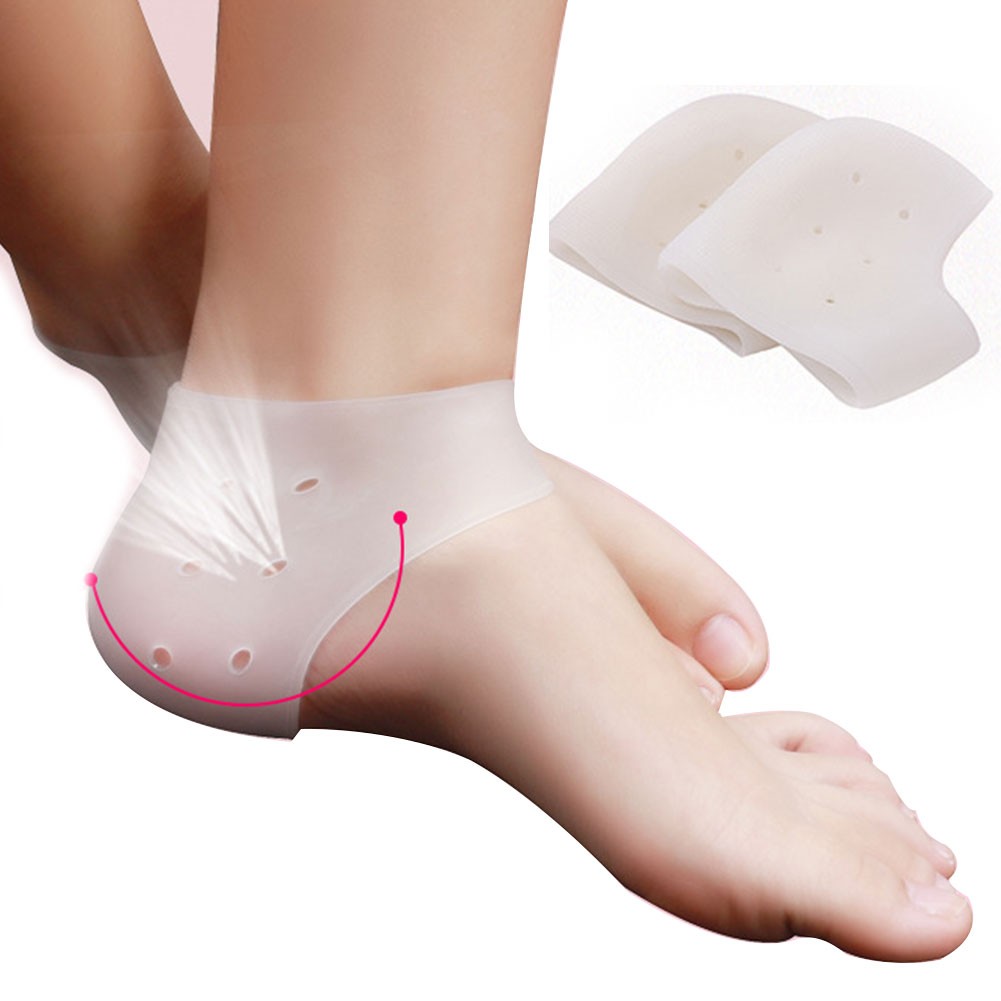 Silicone Against Peeling Washable Foot Protector Pain Relief Pad Prevent Dry Skin Moisturizing Gel Heel Socks Soft