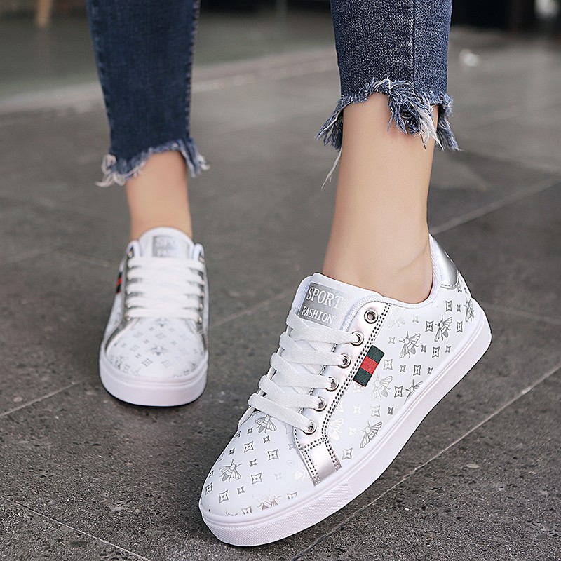 VIP Women Vulcanized Shoes Sneakers Lace Up Casual Shoes Woman Flat Leather Shoes chausiras femme Zapatos Mujer Lady Shoes Women