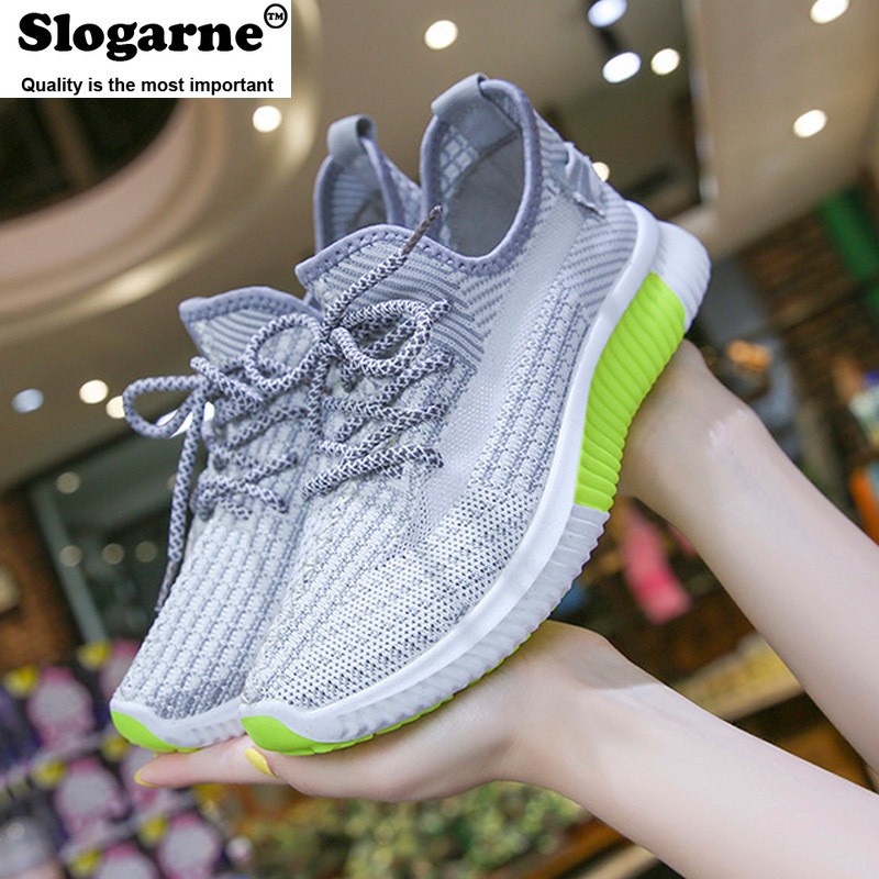 Women Vulcanized Sneakers Weave Mesh Platform Shoes Ladies Spring Autumn Trend Chunky Sneakers Flats Women Casual Sneakers