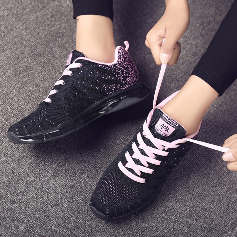 Ladies Mesh Breathable Sneakers Women Comfortable Soft Sole Running Shoes Outdoor Casual Shoes Sneakers