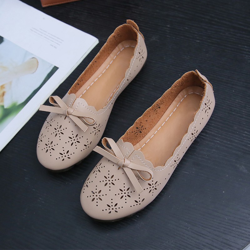 High quality women's sandals summer fashion soft bottom beach hollow casual shoes breathable ladies flat shoes