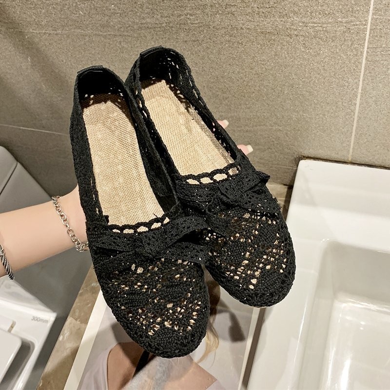 New women shoes fisherman shoes woman mesh breathable flat soft bottom women peas shoes female shoes flat shoes