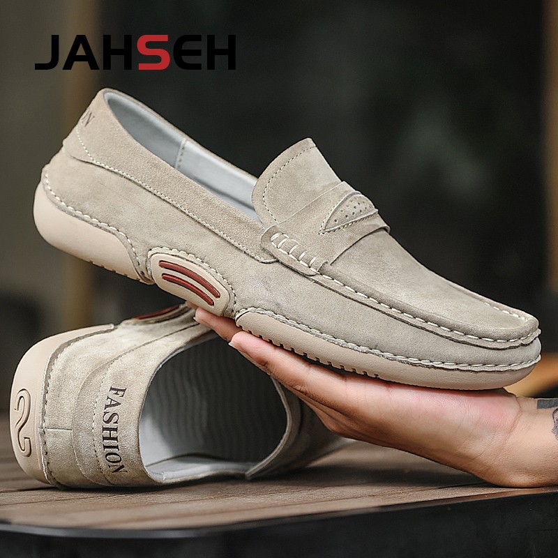 Summer Men Casual Shoes Luxury Brand Genuine Leather Men Loafers Moccasins Breathable Slip On Italian Style Driving Shoes