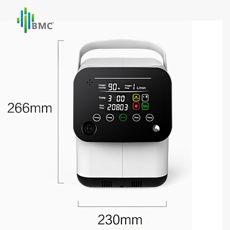 Portable Oxygen Concentrator BMC OC4 Remote Control Adjustable Household 1-6L Mini Oxygen Generator O2 Therapy 220V 110V