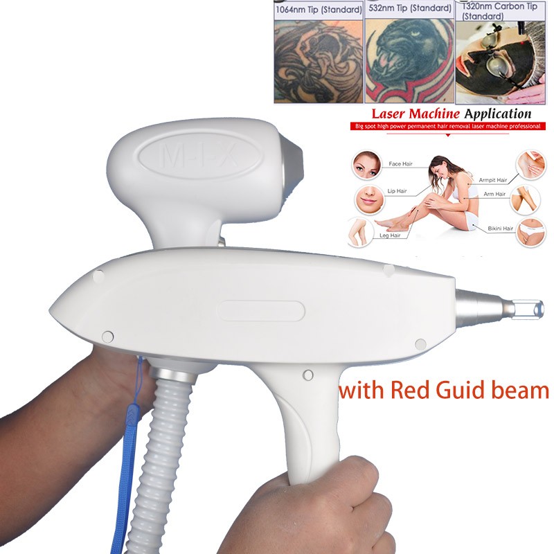 2 in 1 Multifunctional YJNM 808nm 1064nm Tri-Diode Laser Hair Removal and Tattoo Removal Machine Laser Tattoo Removal