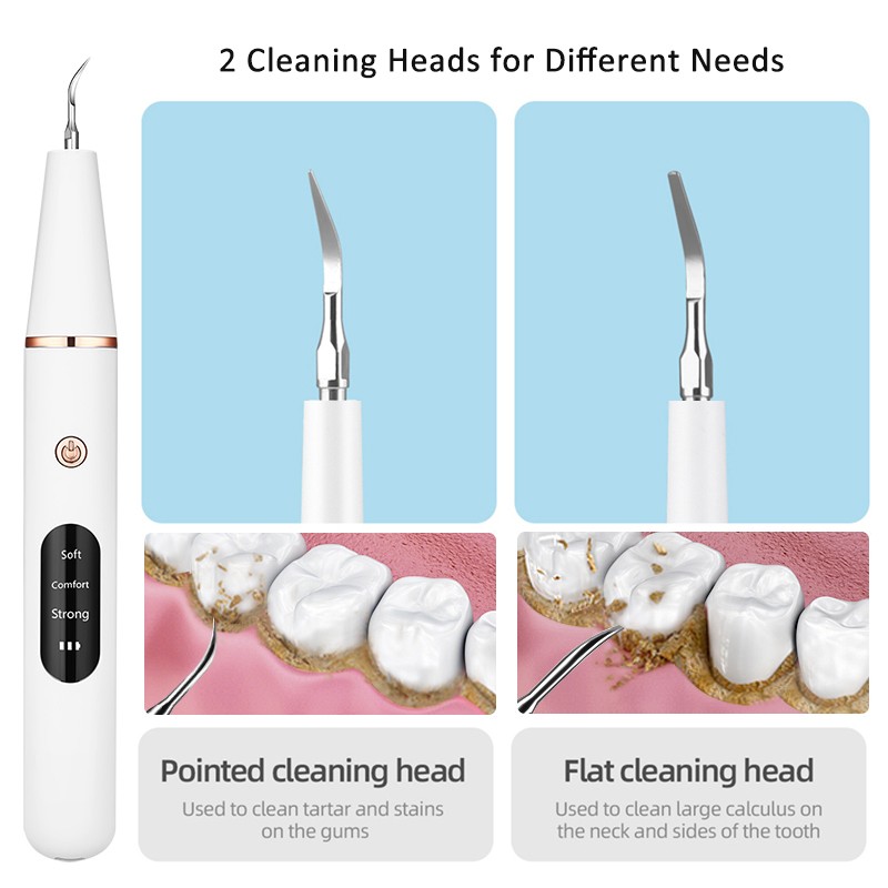 Ultrasonic Electric Teeth Cleaner Oral Teeth Stain Remover Sequin Plate Pet Scaler Teeth Whitening Stone Tools