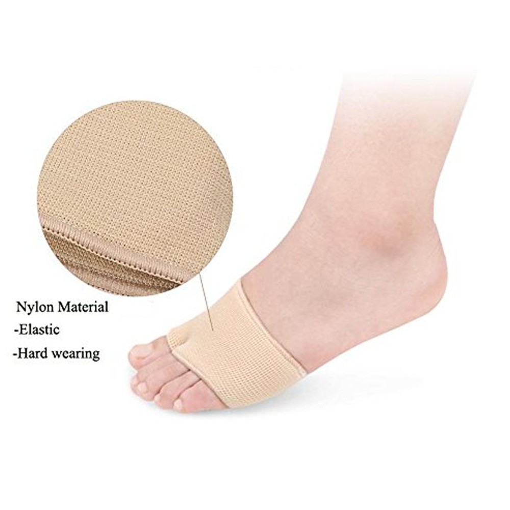 1 Pair Soft Metatarsal Pad Metatarsal Sleeve for Frontal Metatarsalgia, Morton's Neuroma, Plantar Warts, Corns Sesamoiditis