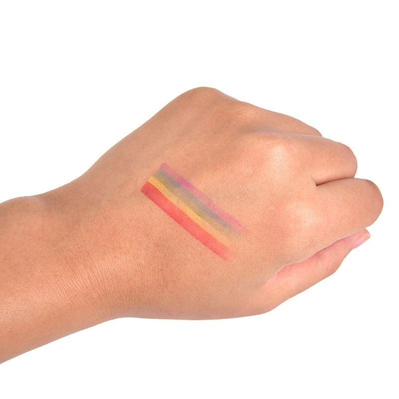 Rainbow Face Paint Stick Body Tattoo Colorful Pigment Pen Fluorescent Crayon Washable Adult Kid Party Favors Makeup Cosmetic Tool