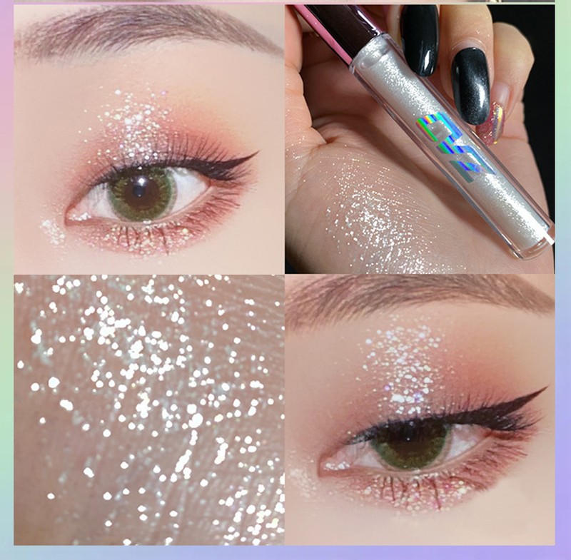 New Eyeshadow Glitter Waterproof Eyes Make Up Full Professional Pigment Liquid Shadow Beauty Makeup Cosmetics