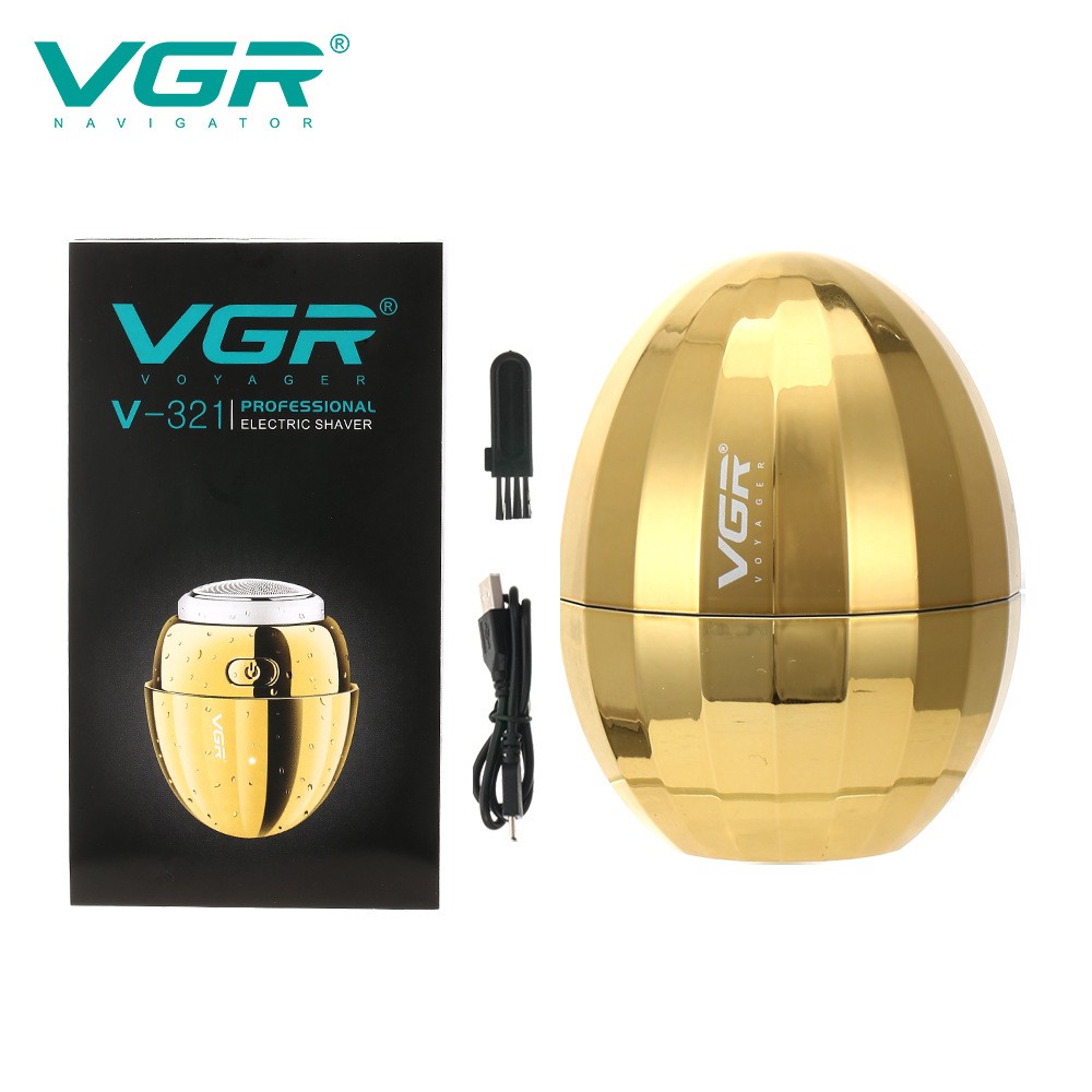 VGr New Mini Egg Shaver Mini Portable Shaver USB Charging Shaver for Men V321 Sharp Trimmer Beard Trimmer 0mm 8d Machines