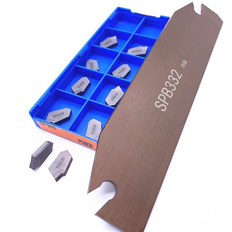 Use for SP200 SP300 SP400 PC9030/NC3020/NC3030 SPB26-2/3/4 SPB32-5 Slotted SPB Turning Insert CNC Tool Holder Deep Groove Plate