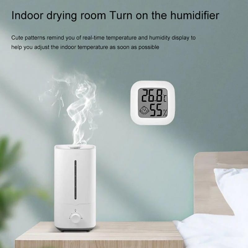 Mini Indoor Thermometer LCD Digital Temperature Room Humidity Sensor Gauge Hygrometer Indoor Thermometer Temperature Tools