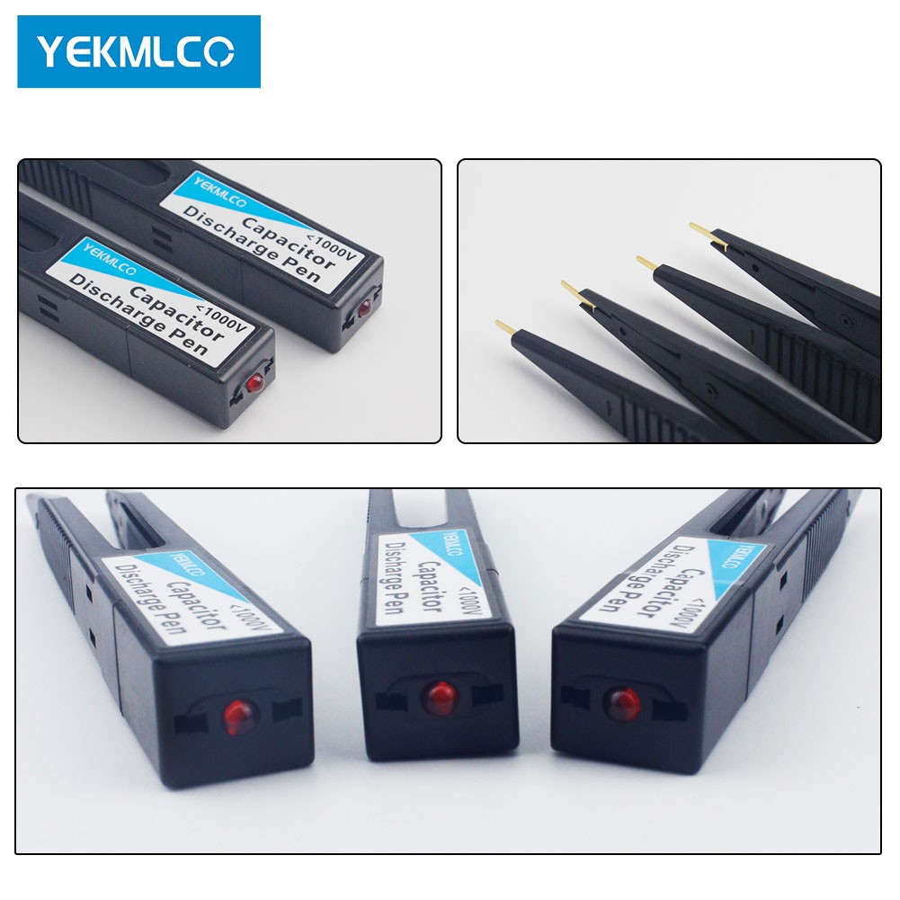 YEKMLCO High Voltage 1000V Fast Discharge Pen Capacitor Vacuum Cleaner Repair Tool Electronic Safety Intelligent