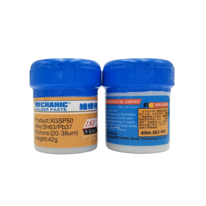 MECHANIC XGSP50 Solder Paste 42g SN63 Pb37 Welding Flux For SMD BGA SMT Stencil Soldering Rework Station