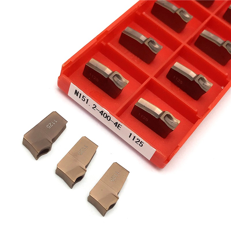 10pcs Metal Parts N151.2 200 300 400 4E 1025 1125 Carbide Insert Milling Cutting Tool Indexable Cutter N 151.2