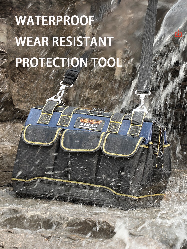 AIRAJ tool bag waterproof tool bag adjustable shoulder strap folding wear-resistant durableelectrist tool bag