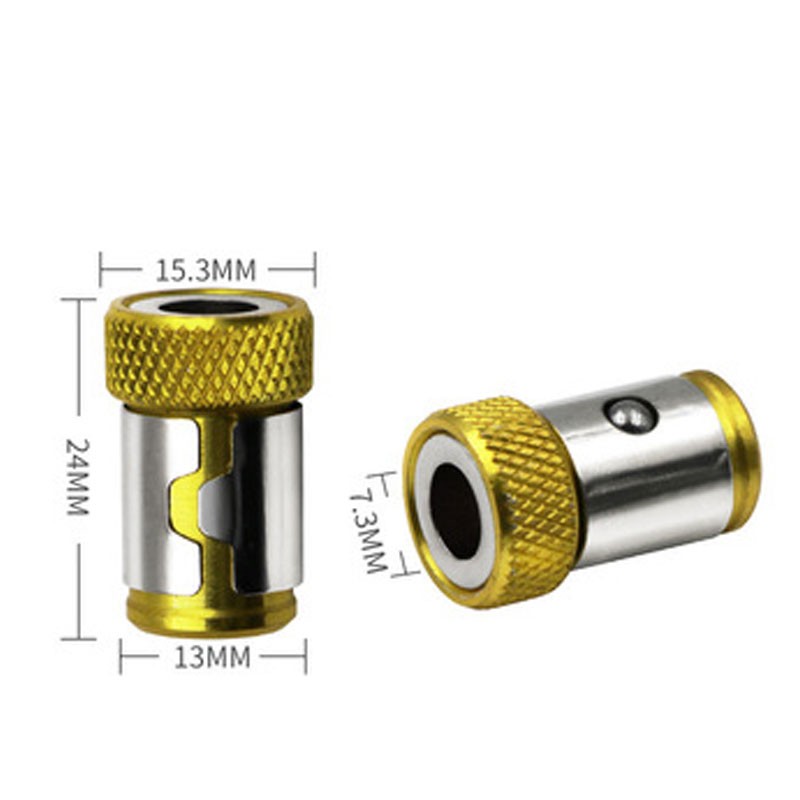 Universal Magnetic Ring for 6.35mm 1/4" Drill Bit Magnet Ring Strong Powerful Magnetic Electric Screwdriver Bit