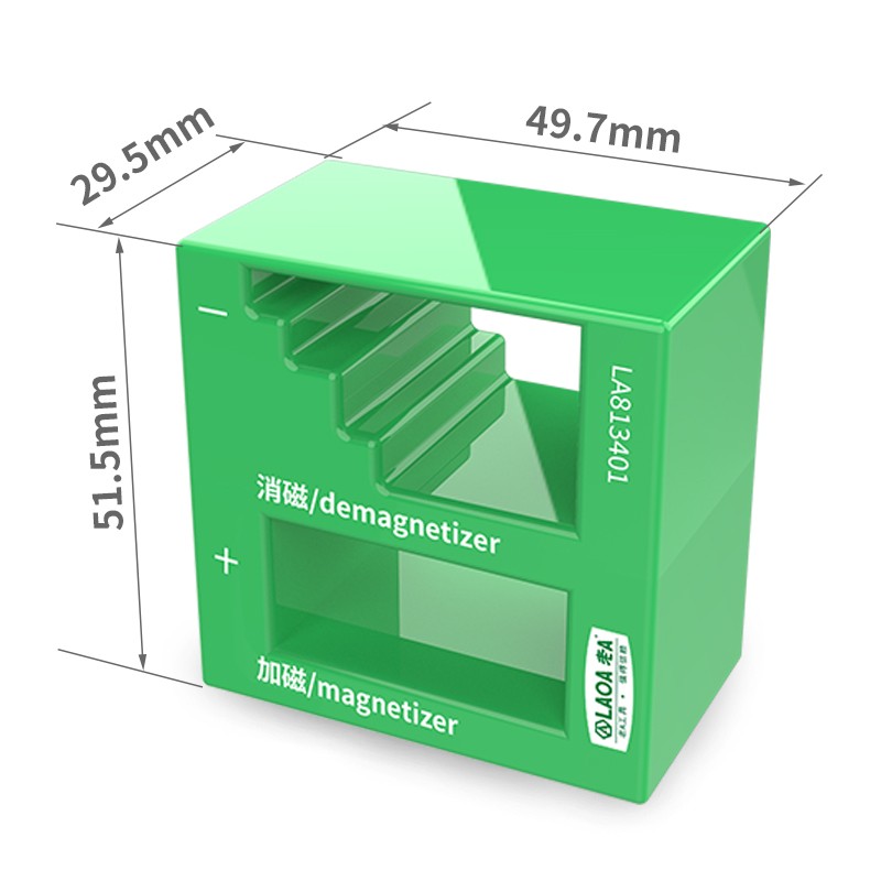 LAOA Demagnetizer Screwdriver Plus Magnetic Device Dual Use Degausser Magnetic Screwdriver