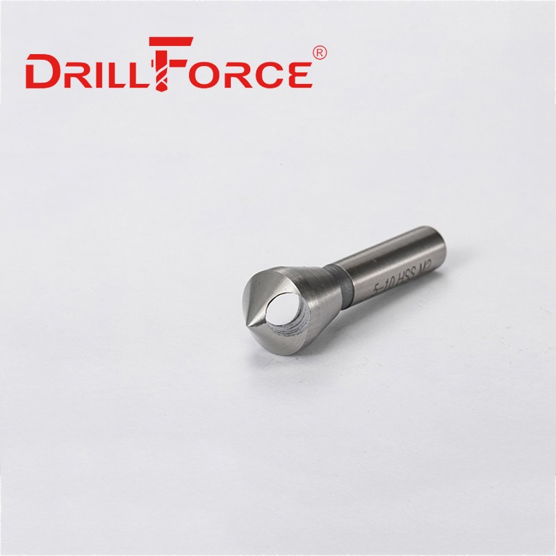 Drillforce مثقاب الحفر بت HSS M2 M35 الكوبالت Deburring 90 درجة الشطب ثقب نوع القاطع (2-5 5-10 10-15 15-20 مللي متر)