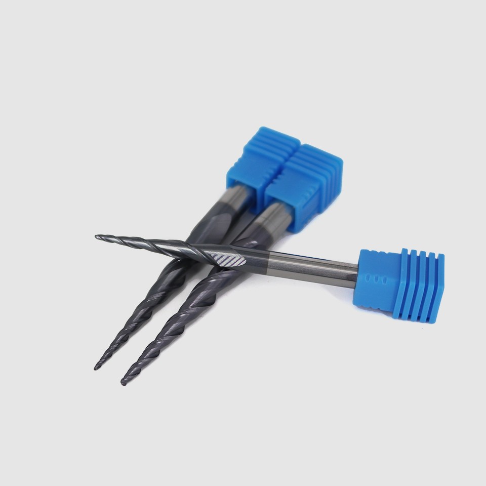 VACK - Ball Nose Pointed End Mills, 3.175mm, 4mm, 6mm, 8mm, Router Bits, Cnc, Wood and Metal Milling Machine