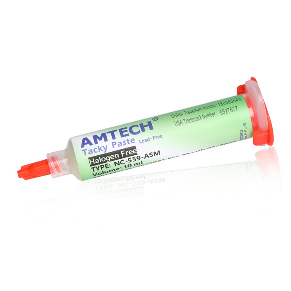 100% الأصلي AMTECH NC-559-ASM 10cc تدفق لحام مصلحة الارصاد الجوية لحام لصق لحام لصق 183 عدة لحام