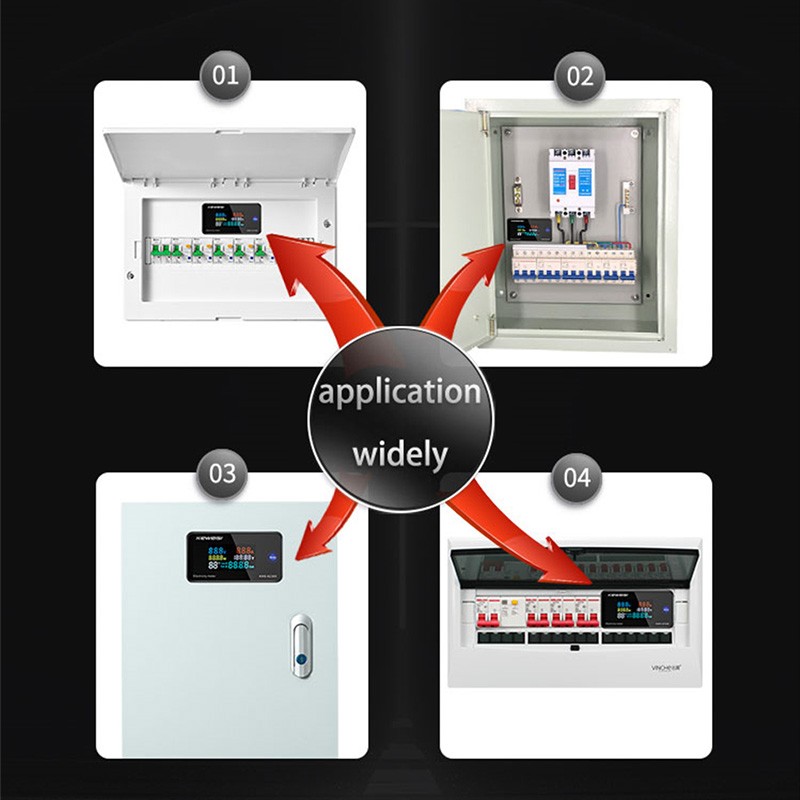 KWS-AC300 100A مقياس طاقة رقمي الفولتميتر مقياس التيار الكهربائي Wattmeter KWS السلطة مقياس الطاقة عداد كهربائي مع وظيفة إعادة تعيين