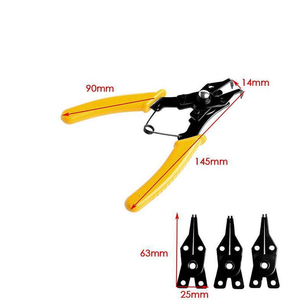 Krachtige - 4 in 1 Closing Pliers, Ring Set, Jewelry Pliers, Inner Outer Ring Remover