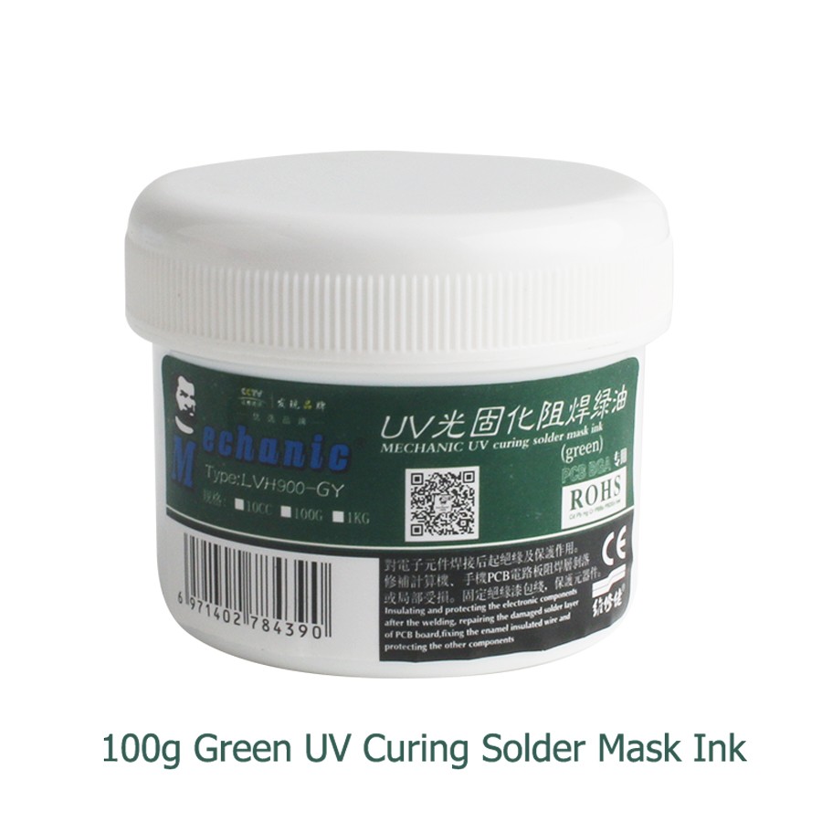 UV Mechanical Welding Mask Black, Blue, Green, Red, Yellow, White Welding Oil Coating, Prevent Corrosion