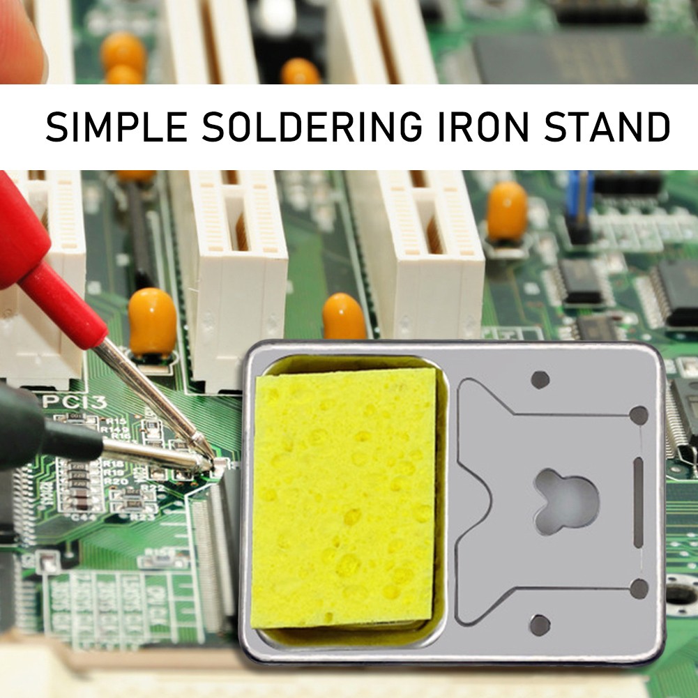 Electric Soldering Iron Stand Holder Mini Portable Welding Welding Arc High Temperature Resistance Welding Safety Tool