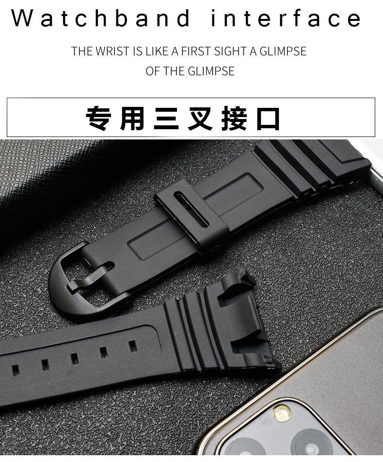 Modified Strap For Casio Edifice ECB-10YD Watch Strap For Men Waterproof And Sweat-proof Sport Soft Silicone Watches Strap Bracelet