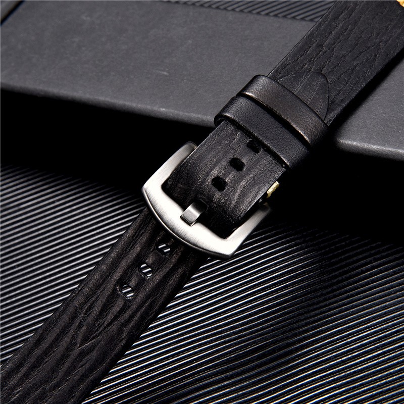 High Quality Handmade Cowhide Watch Strap Vintage Retro Watch Band Bracelets Wristwatchbands Straps 18mm 20mm 22mm 24mm