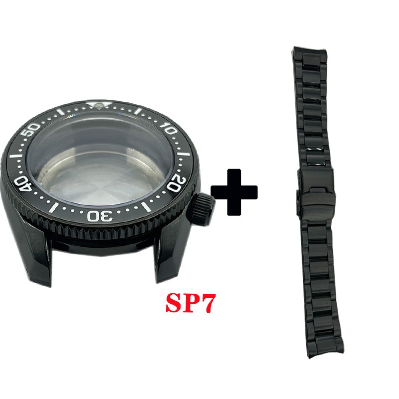 Watch modified parts solid 42mm sterile stainless steel SPB185/187 style watch case and bracelet suitable for NH35/36 movement