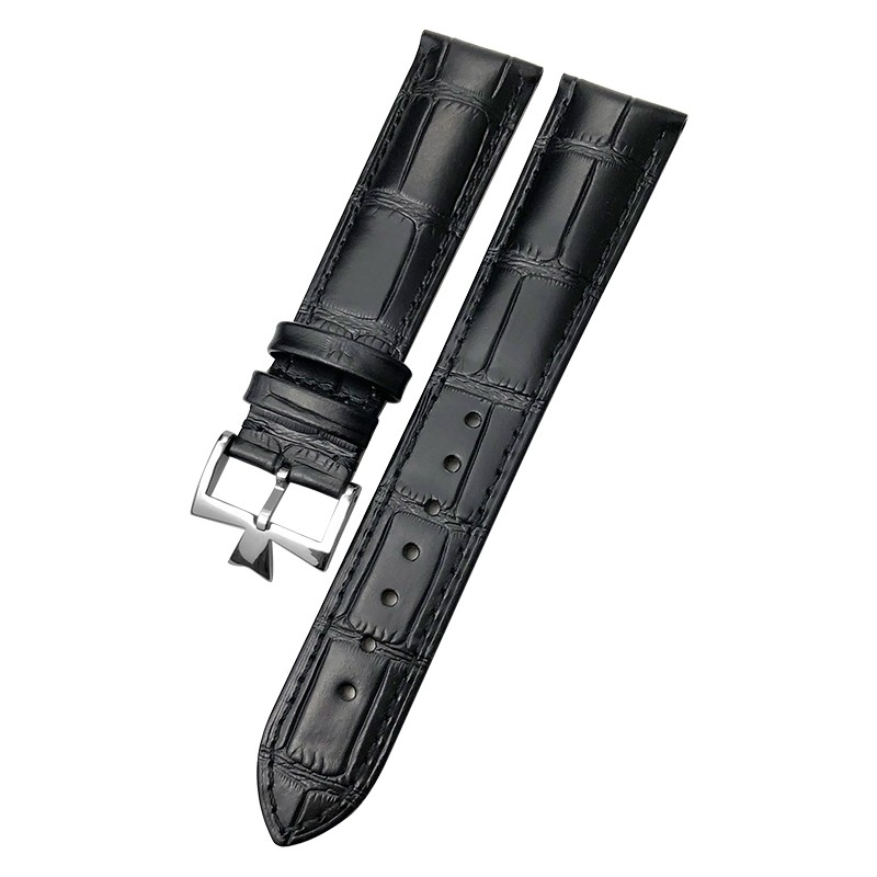 19mm 20mm 21mm 22mm Genuine Leather Watch Band Replacement For Vacheron Constantin Heritage VC Black Blue Brown Cow Leather Strap