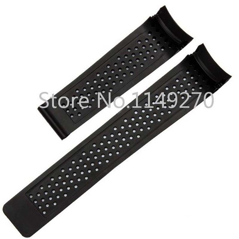 Breathable Wrist Straps, Elastic, With Stainless Steel Deployment Buckle, For Swimming, 22mm, 24mm
