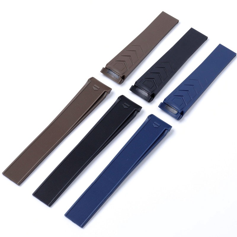 21mm New Style Rubber Watch Strap Waterproof Bracelet Watchband For Tag Heuer AQUARACER 300 WAY201B CALIBRE 5 ACCESSORIES