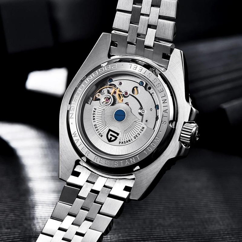 2022 new PAGANI luxury design men's GMT automatic machinery watch 40mm ceramic bezel jubilee strap sapphire 100m waterproof clock