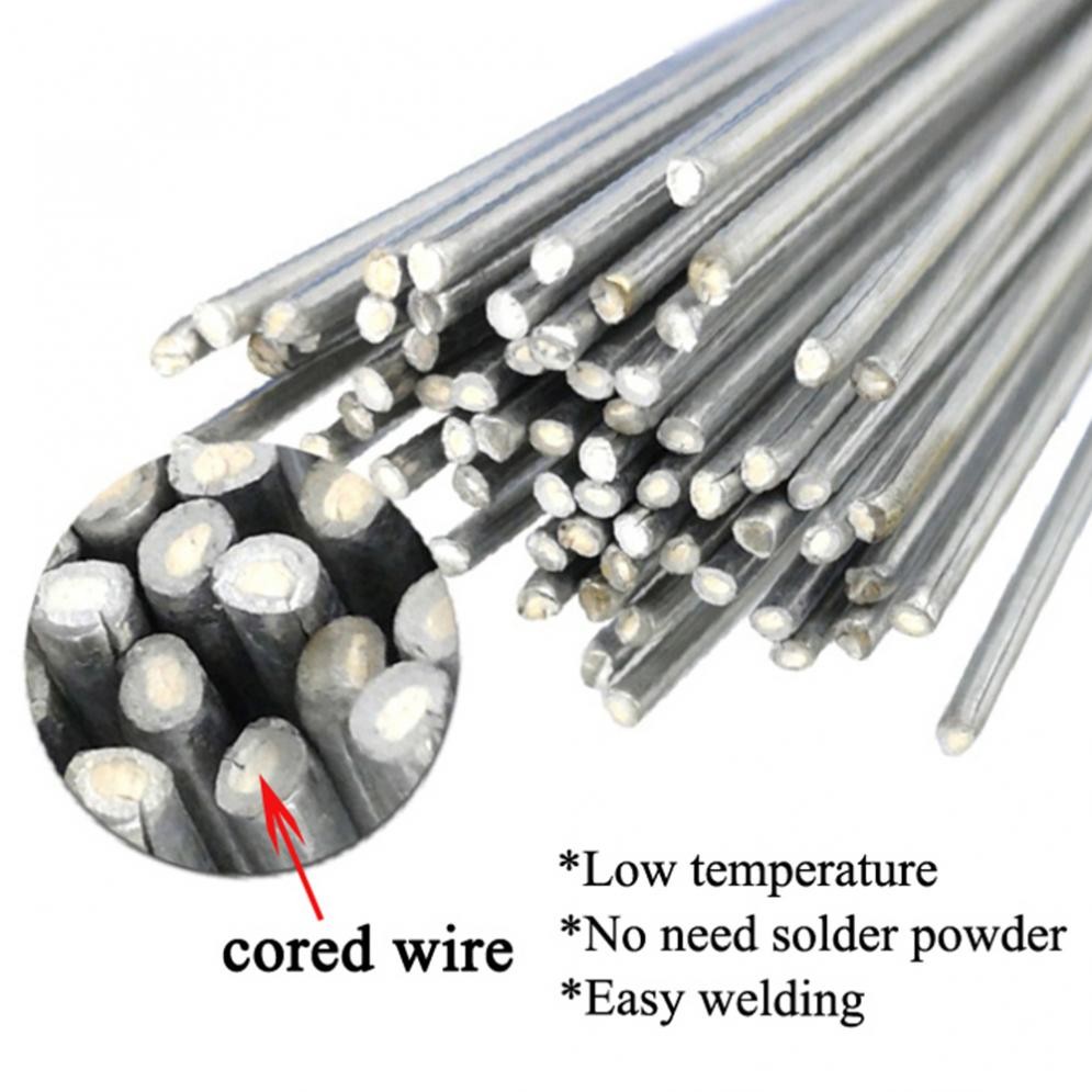 Welding Wire 5/10/20/50pcs 33cm 2.0mm Temperature Soldering Aluminum Easy Melt for Soldering Iron No Solder Flux Required