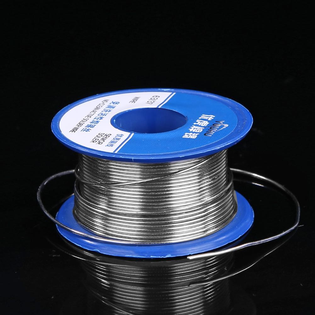 50g Soldering Solder Wire High Purity Low Fusion Spot 0.5mm 0.8mm 1.0mm Rosin Solder Wire Roll No Clean Tin BGA Soldering