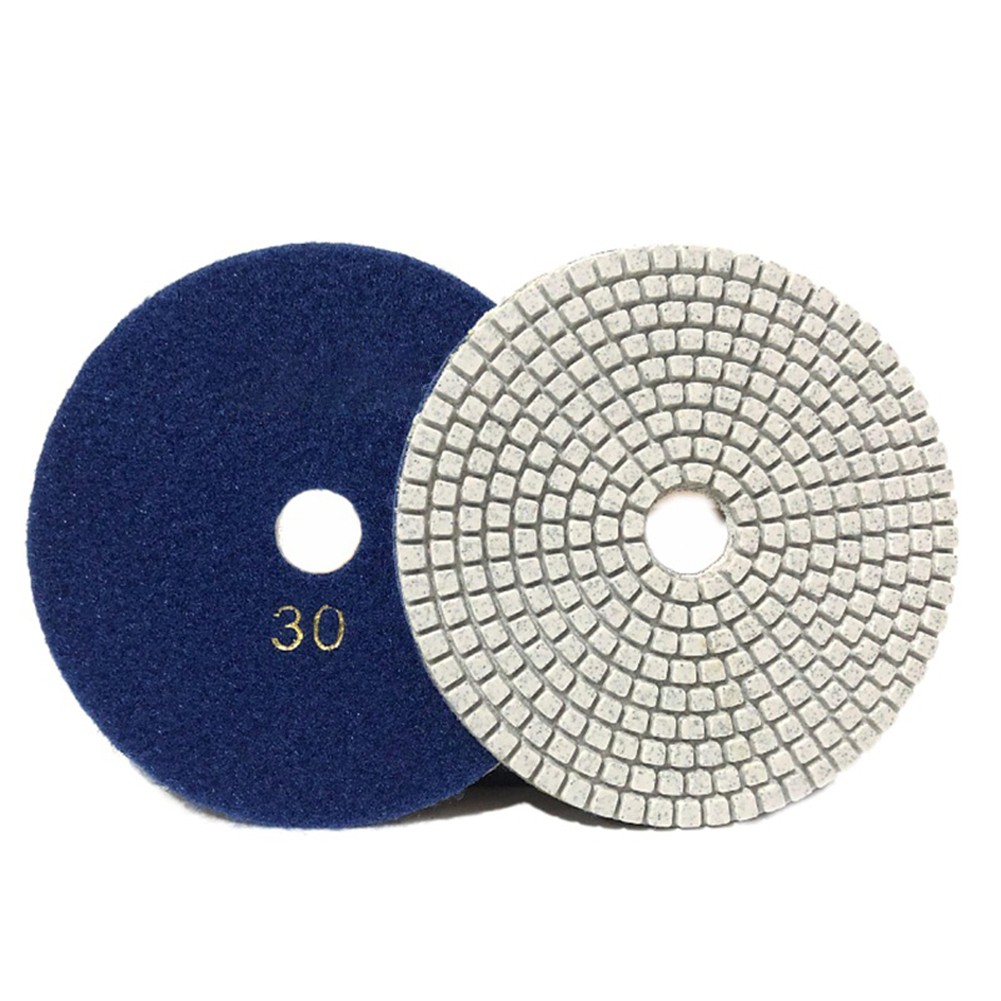 1pc diamond polishing pads kit 5 inch 125mm wet/dry for granite stone concrete marble polishing use grinding discs set
