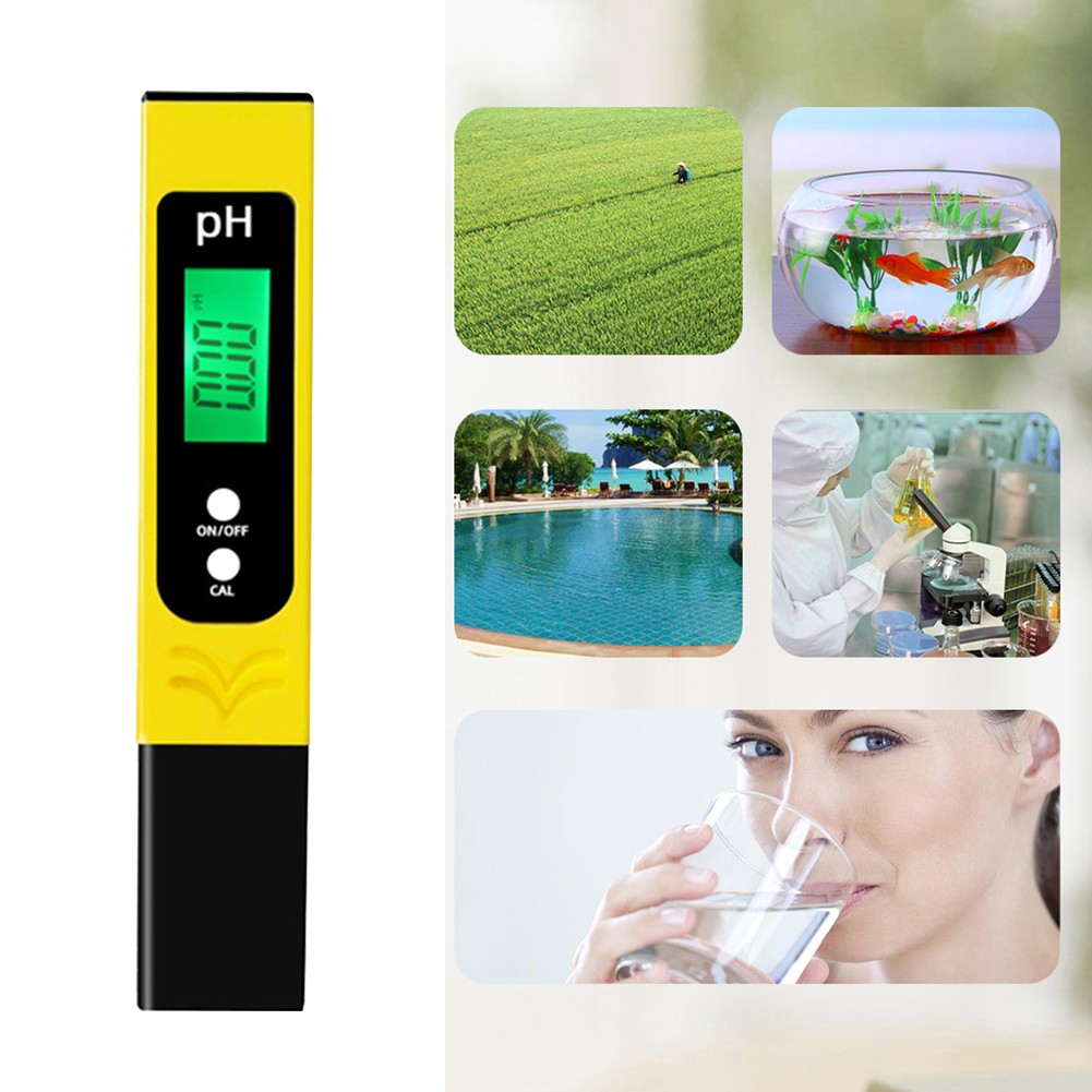 Pro PH Monitor for Aquarium Pond Drinking Water 0.01 High Sensitivity PH Meter Analysis Instruments with Backlight