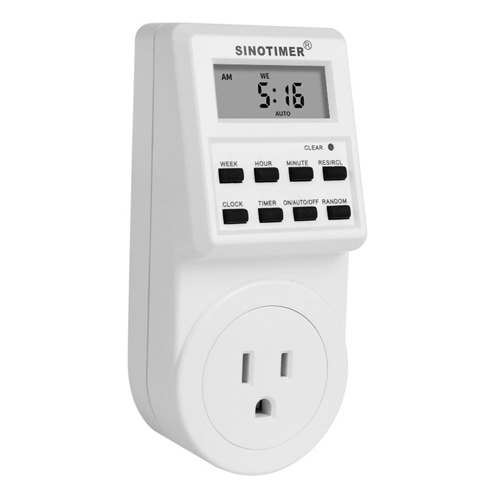 TM516 LCD digital 7-day cycle programmable digital display time relay timer plug socket wall socket timer switch