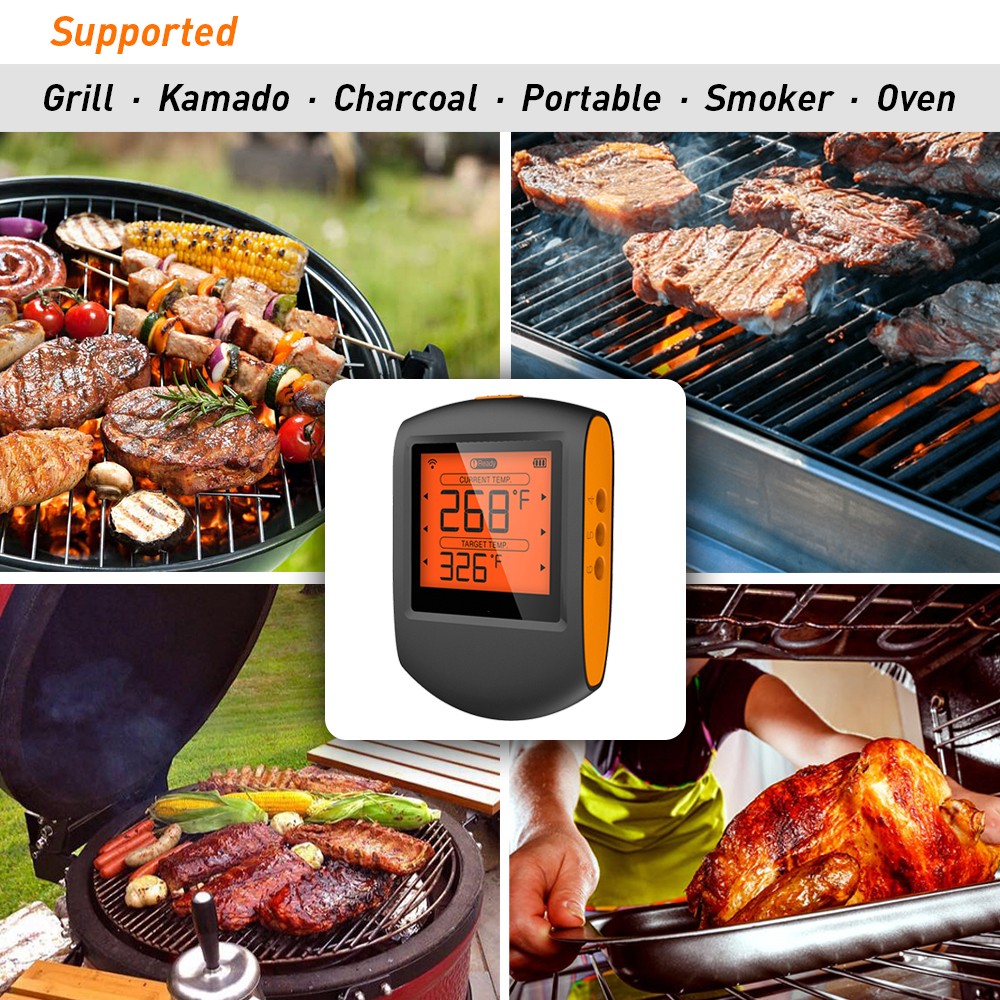 AidMax Pro08 Digital BBQ Thermometer for Meat Water Milk Cooking Food Probe Kitchen Tools Electronic Oven