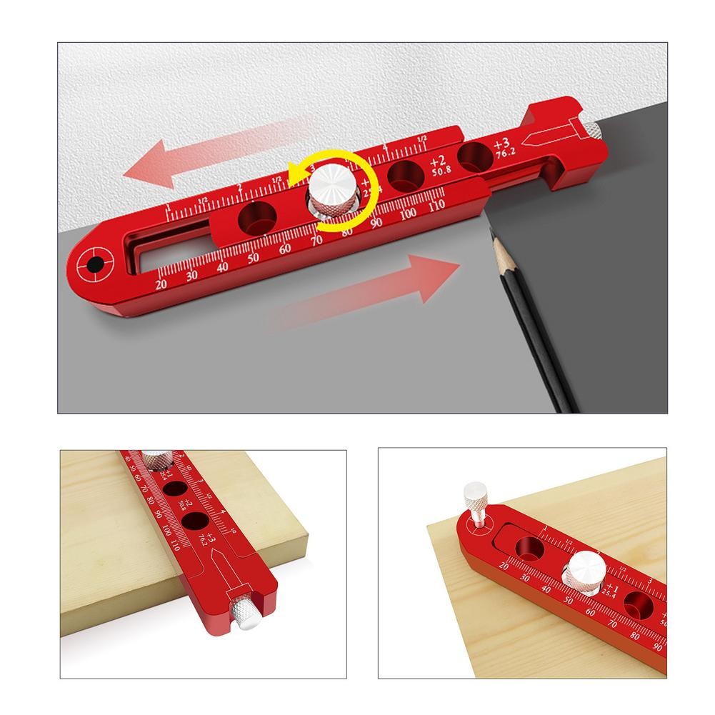 Woodworking Drawing Compass Circular Drawing Tool Adjustable Measuring Tool Woodworking Scrib Gauges Industrial Drawing