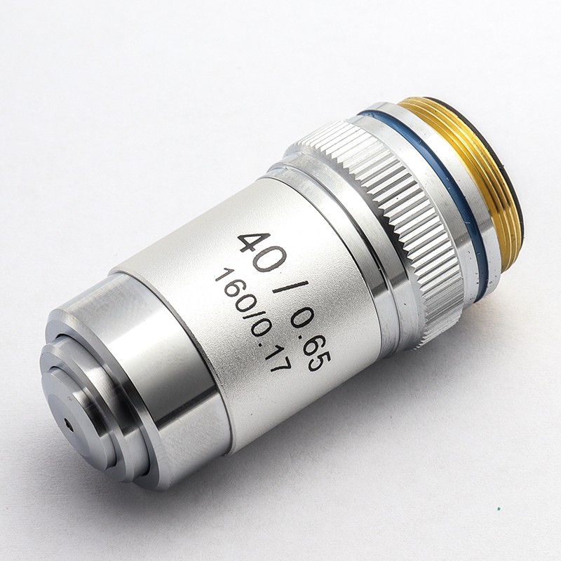 Biological Microscopes Achromatic Objective Lens 100X (oil) 4X 10X 20X 40X 60X 195mm Conjugate Distance Universal RMS thread