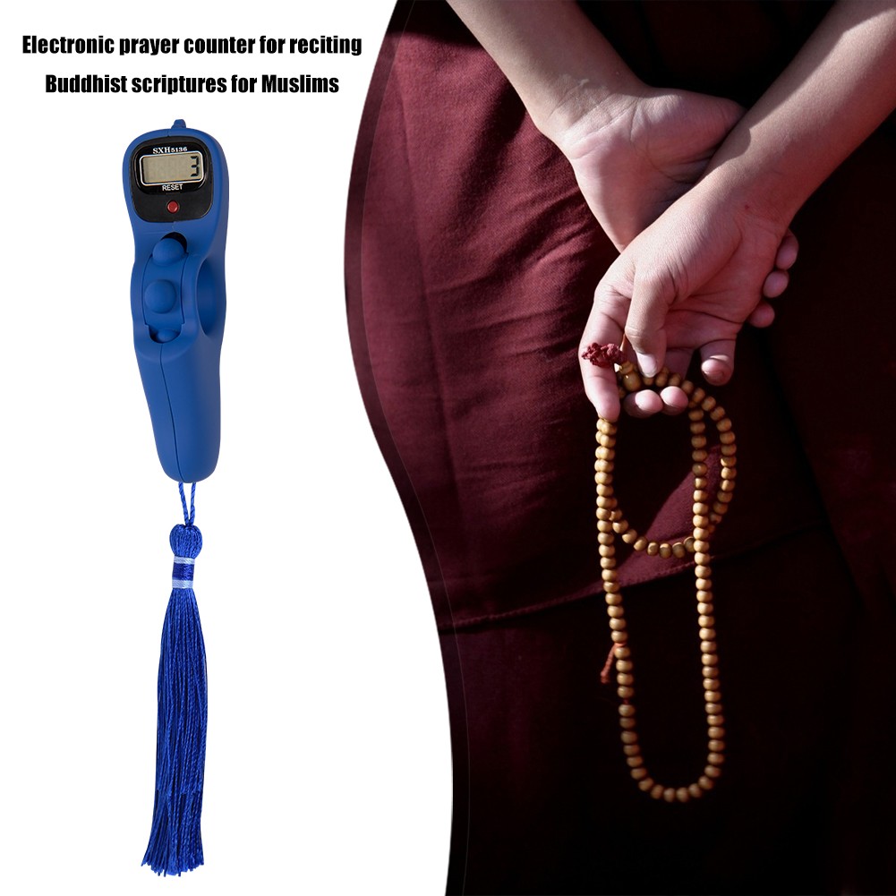 2038P Handheld Digital Beads Counter with Backlit Finger Game Game Manual Re-decompression Relaxation Tool for Meditation