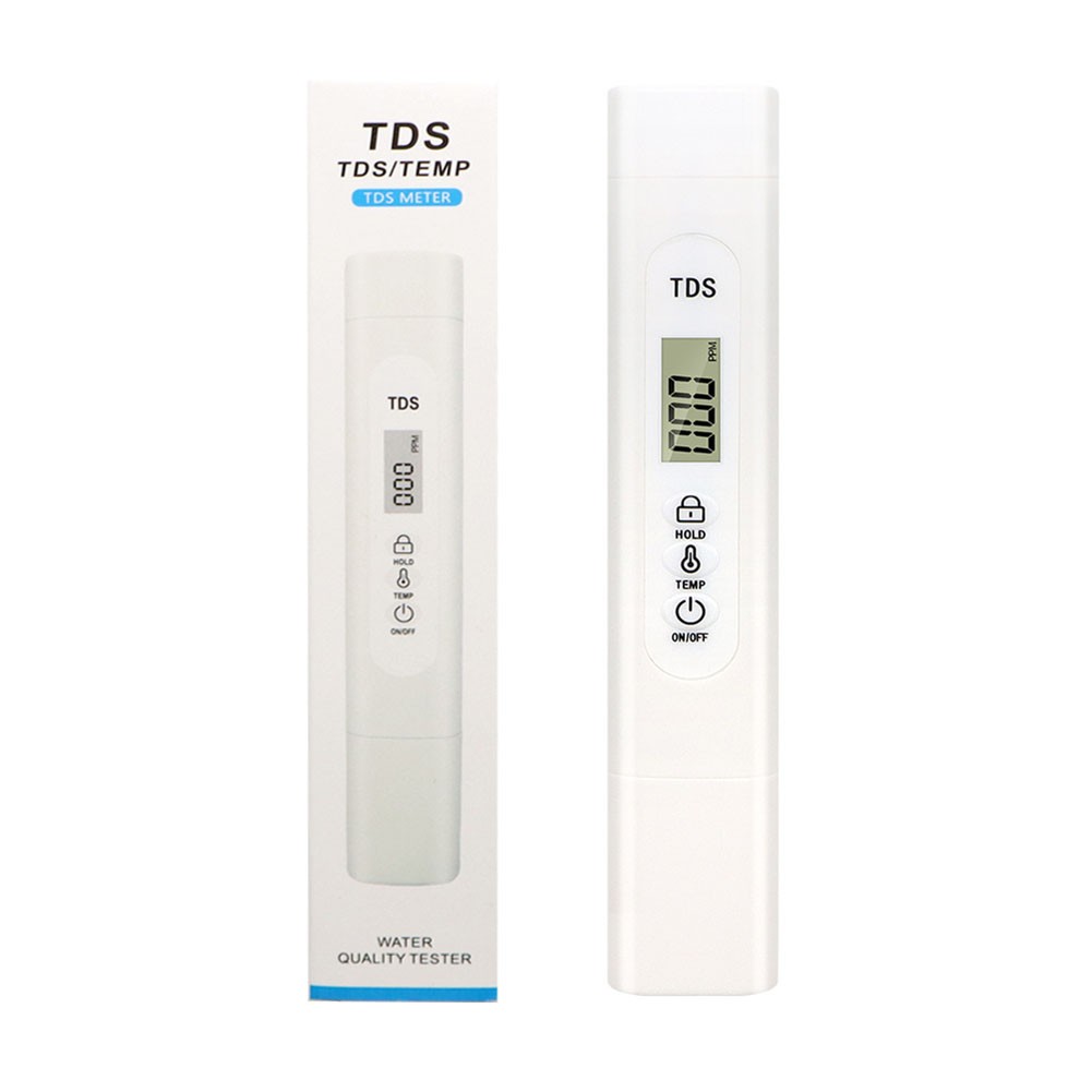 Digital Water Quality Tester TDS EC Meter Range 0-99°/32-212℃ Multifunctional Water Purity Thermometer Temperature PPM Tester