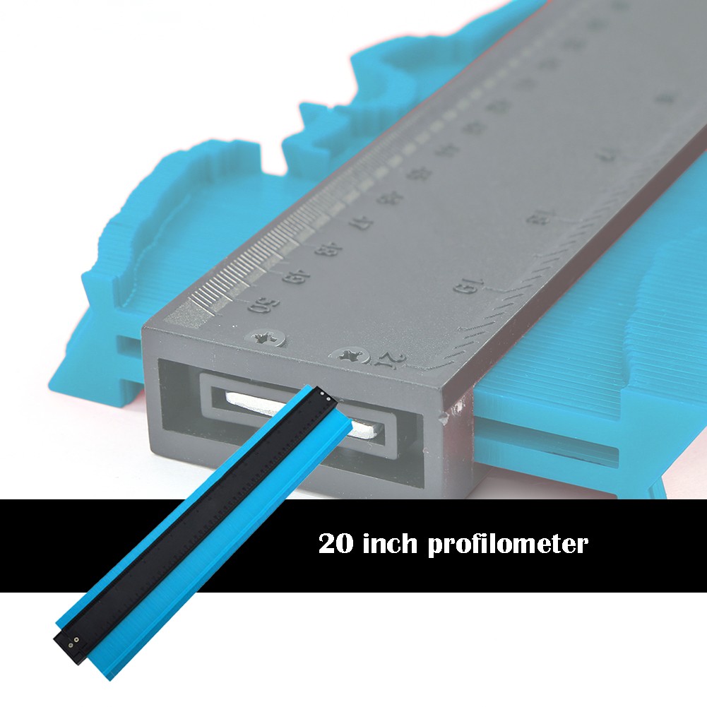 Multifunctional Contour Profile Gauge Duplicator Shape Measuring Copy Extractor Floor Tile Carpet Laying Features Measuring Arc Ruler